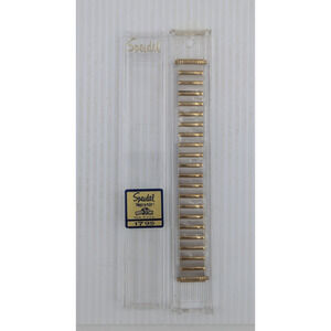 Speidel Gold Silver Twist O Flex Stainless Steel Mens Watch Band 1579/72